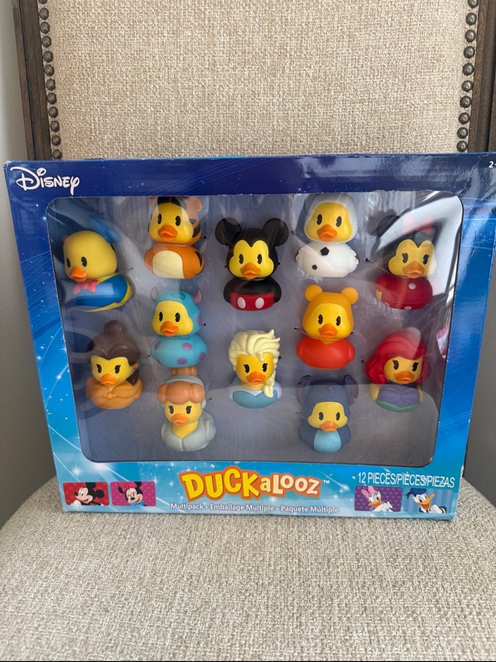 Disney Duckalooz Rubber ducks NWT 12 characters stitch olaf Belle Mickey tigger
